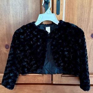 Like new faux fur dressy jacket